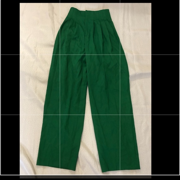 H&M Pants & Jumpsuits Green Hm Trousers Poshmark